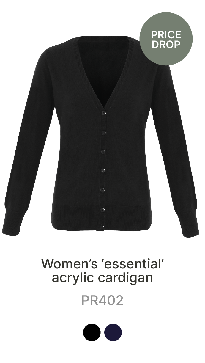 Women's 'essential' acrylic cardigan