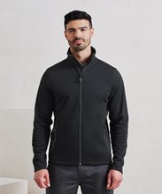Men's spun dyed sustainable zip-through sweatshirt