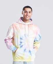 Sweat à capuche tie−dye