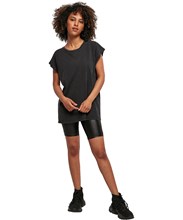 T-shirt Acid washed Femme manches allongées